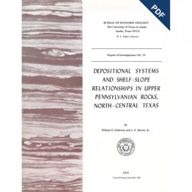 Depositional Systems and Shelf-Slope Relationships in... Pennsylvanian Rocks, North-Central Texas. Digital Download