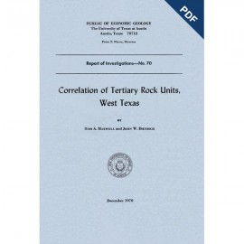 Correlation of Tertiary Rock Units, West Texas. Digital Download