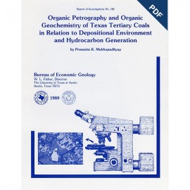 RI0188D. Organic Petrography and Organic Geochemistry of Texas Tertiary Coals