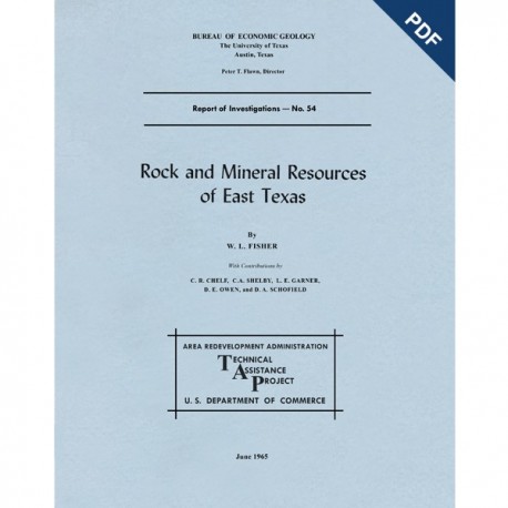 RI0054D. Rock and Mineral Resources of East Texas