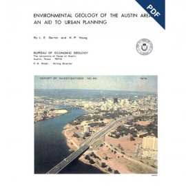 Environmental Geology of the Austin Area: An Aid to Urban Planning. Digital Download