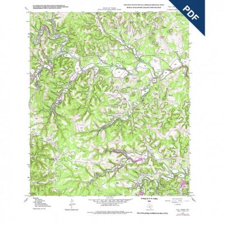 OFM0159D. Fall Creek quadrangle, Texas - Downloadable PDF