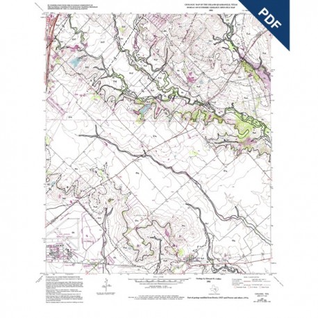 OFM0140D. Uhland quadrangle, Texas - Downloadable PDF