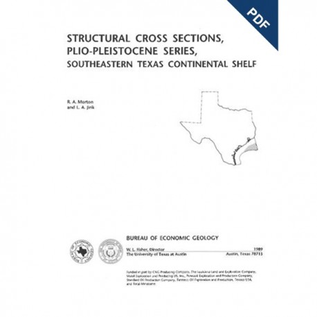 CS0009D. Structural Cross Sections, Plio-Pleistocene Series, Southeastern Texas Continental Shelf - Downloadable