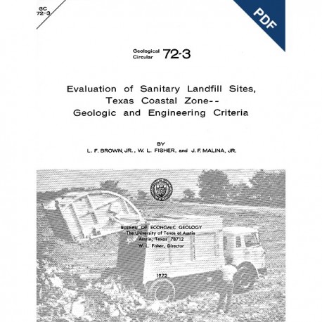 GC7203D. Evaluation of Sanitary Landfill Sites, Texas Coastal Zone... - Downloadable PDF