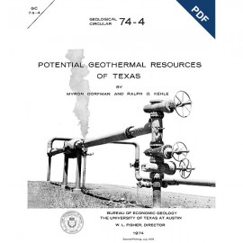 Potential Geothermal Resources of Texas. Digital Download