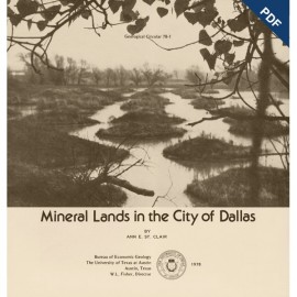 Mineral Lands in the City of Dallas. Digital Download