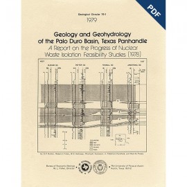 Geology and Geohydrology of the Palo Duro Basin, Texas Panhandle...(1978). Digital Download
