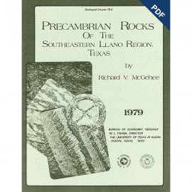 Precambrian Rocks of the Southeastern Llano Region, Texas. Digital Download
