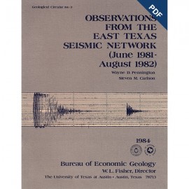 Observations from the East Texas Seismic Network (June 1981-August 1982). Digital Download