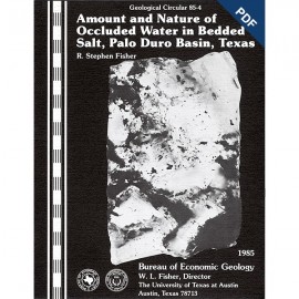 Amount and Nature of Occluded Water in Bedded Salt, Palo Duro Basin, Texas. Digital Download