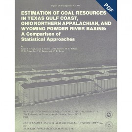 RI0136D. Estimation of Coal Resources in Texas..., Ohio Northern Appalachian, and Wyoming Powder River Basins - Downloadable PDF