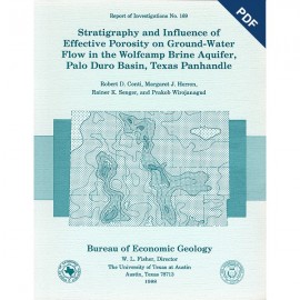 Stratigraphy and ...Ground-Water Flow...Wolfcamp Brine Aquifer, Palo Duro Basin... Digital Download