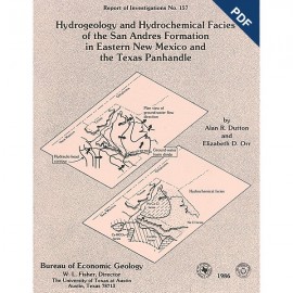 Hydrogeology and Hydrochemical Facies of the San Andres...Eastern New Mexico and the Texas Panhandle. Digital Download