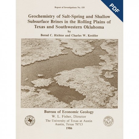 RI0155D. Geochemistry of Salt-Spring and Shallow Subsurface Brines in the Rolling Plains of Texas and Southwestern Oklahoma