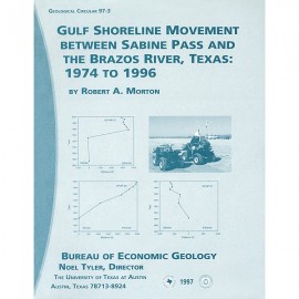 GC9703. Gulf Shoreline Movement between Sabine Pass and the Brazos River, Texas: 1974 to 1996