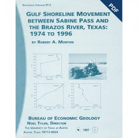 Gulf Shoreline Movement between Sabine Pass and the Brazos River... Digital Download