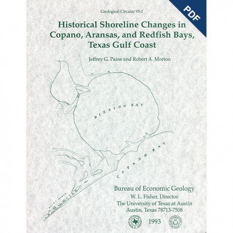 GC9301D. Historical Shoreline Changes in ... Bays, Texas Gulf Coast - Downloadable PDF