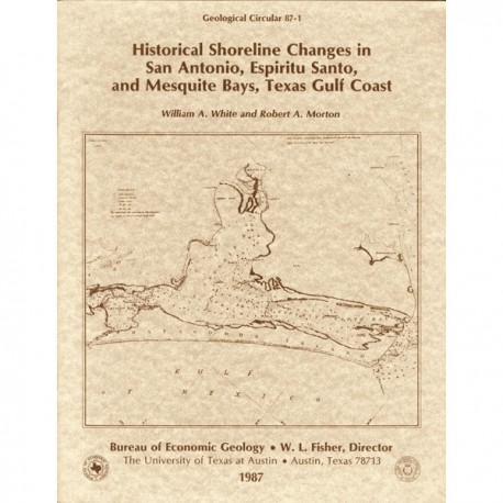 GC8701. Historical Shoreline Changes in San Antonio, Espiritu Santo, and Mesquite Bays, Texas Gulf Coast