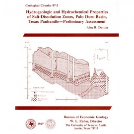 Hydrogeologic and Hydrochemical Properties of Salt-Dissolution Zones, Palo Duro Basin, Texas Panhandle