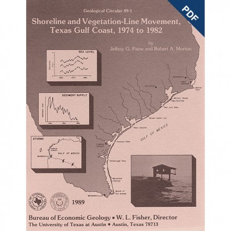 GC8901D. Shoreline and Vegetation-Line Movement, Texas Gulf Coast, 1987 to 1982