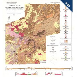 Igneous Geology of the Central Davis Mountains, Jeff Davis County, Texas. Digital Download