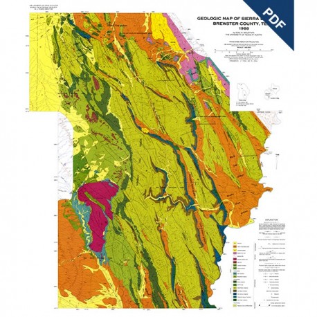 GQ0054D. Structural geology of the Sierra del Carmen, Trans-Pecos Texas