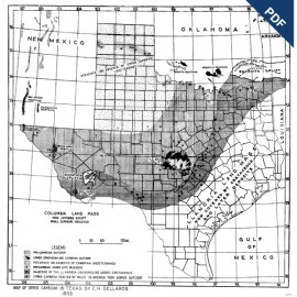 Cambrian, Devonian, Upper, Middle, and Lower Ordovician, and Silurian Formations in Texas. Digital Download