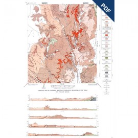 Geologic Map of Cathedral Mountain Quadrangle, Brewster County, Texas. Digital Download