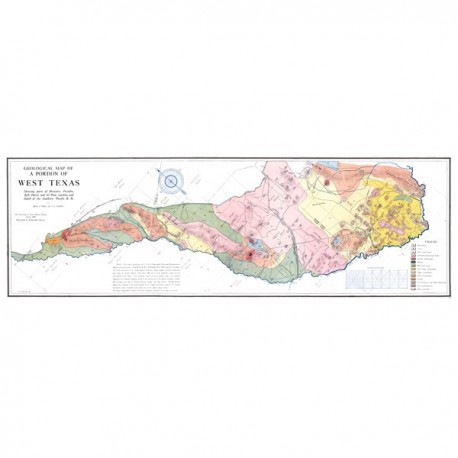 MM0013. Geological Map of Portion of West Texas