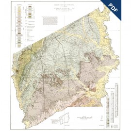Geologic Map of Leon County. Digital Download