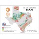 MM0044. Oil and Gas Map of Texas - Postcard