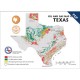 MM0044D. Oil and Gas Map of Texas - Postcard  - Downloadable PDF