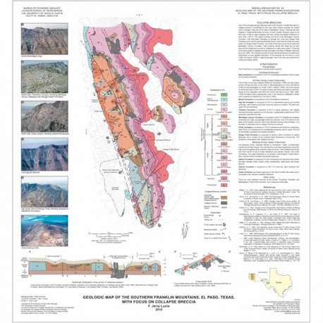 MM0049. Geologic Map of the Southern Franklin Mountains, El Paso, Texas, with Focus on Collapse Breccias
