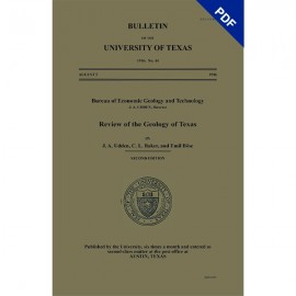 BL0044D. Review of the Geology of Texas - Downloadable PDF