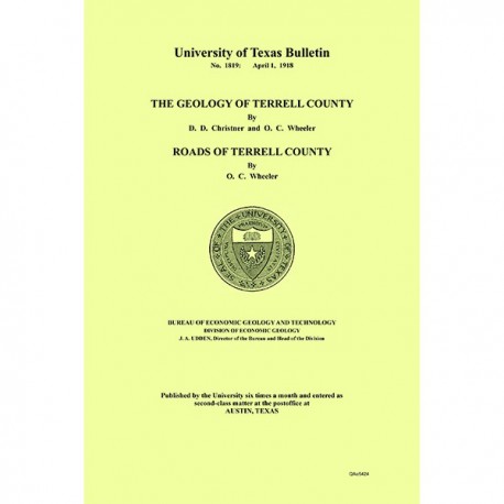 BL1819. The Geology of Terrell County