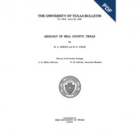 Geology of Bell County, Texas. Digital Download