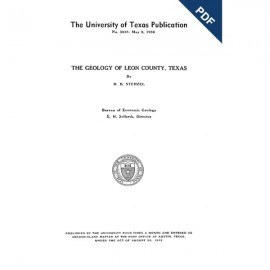 BL3818D. The Geology of Leon County, Texas