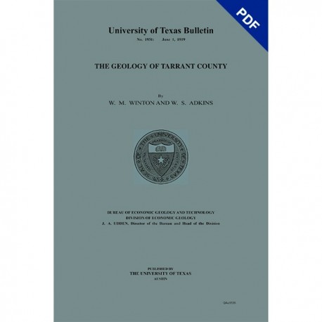 BL1931D. The Geology of Tarrant County