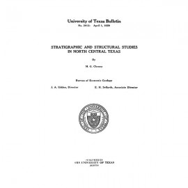 BL2913. Stratigraphic and Structural Studies in North-Central Texas