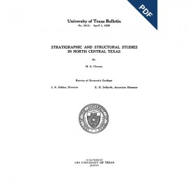 BL2913D. Stratigraphic and Structural Studies in North-Central Texas