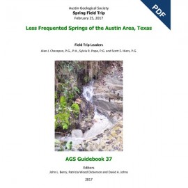 AGS GB 37D. Less Frequented Springs of the Austin Area, Texas - Downloadable PDF