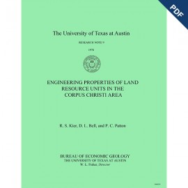 RN0009. Engineering Properties of Land Resource Units in the Corpus Christi Area