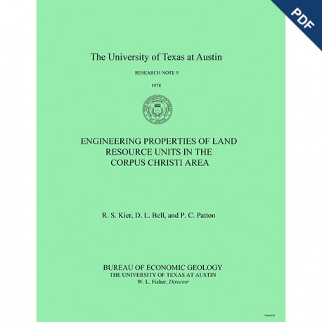 RN0009. Engineering Properties of Land Resource Units in the Corpus Christi Area