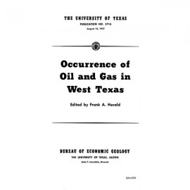 Occurrence of Oil and Gas in West Texas