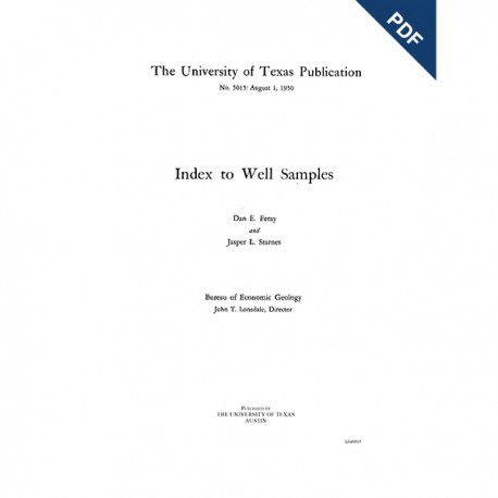 PB5015D. Index to Well Samples [to 1950] - Downloadable PDF