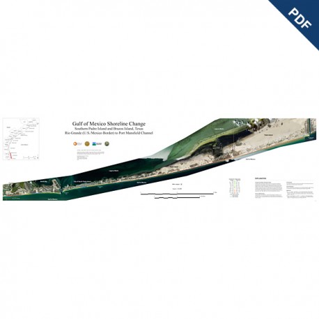 PS0010. Poster - Shoreline Change...Southern Padre Island and Brazos Island, Texas: Rio Grande... to Port Mansfield Channel