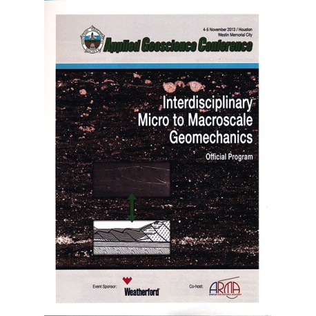 HGS AGC 2013. Interdisciplinary Micro to Macroscale Geomechanics