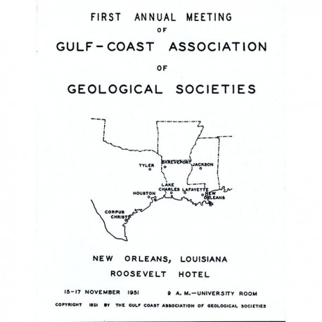GCAGS001. Volume 1 (1951) New Orleans