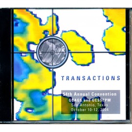 GCAGS054CD. GCAGS Volume 54 (2004) San Antonio CD ROM